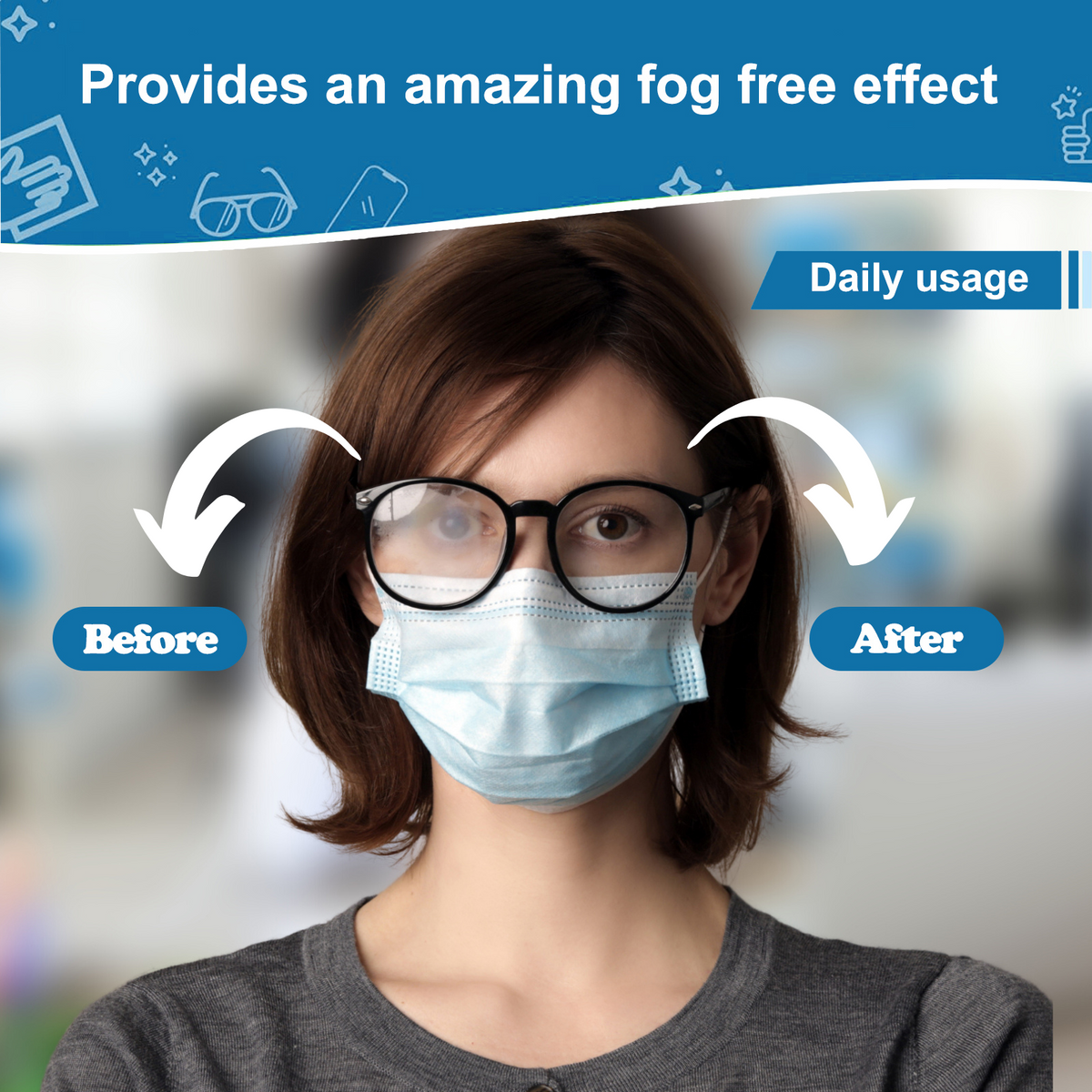 Anti-Fog Lens Wipes
